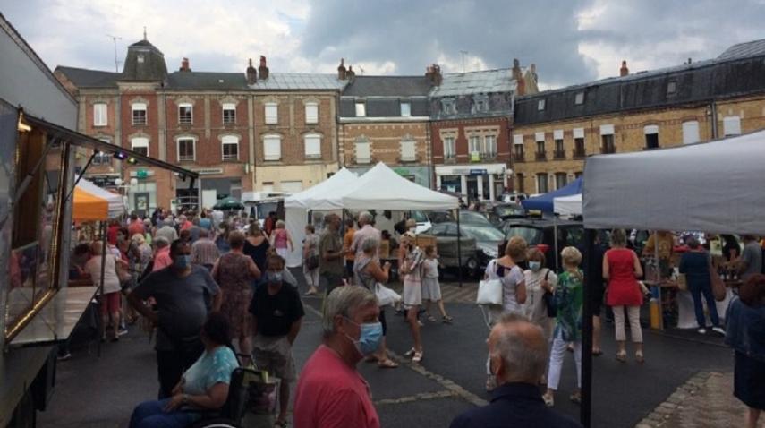 marché fermier Le Nouvion en Thiérache
