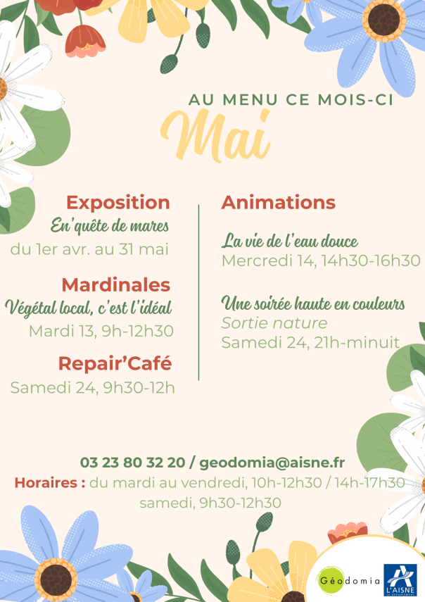 Au menu - Mai - 1