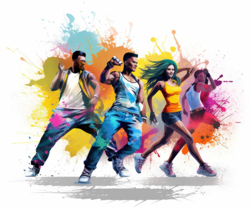 vibrant-paint-splashes-colorful-zumba-dance-with-digital-art