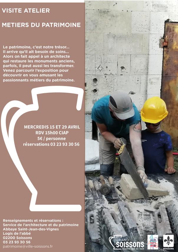 visite atelier metiers du patrimoine